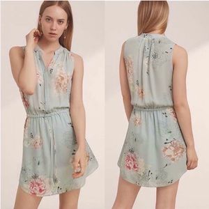 Aritzia BABATON Benedict Floral Silk Dress. Size small. Worn once. Has pockets!